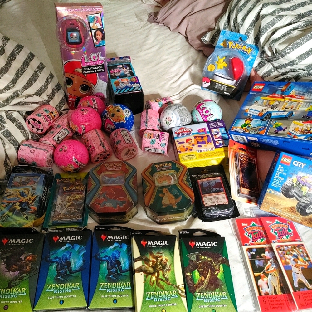 Variety of toys